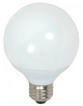 Satco Products Inc. S7301 - 9 Watt; G25 Compact Fluorescent; 2700K; 82 CRI; Medium base; 120 Volt