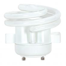 Satco Products Inc. S8227 - 13 Watt; Mini Spiral Compact Fluorescent; 2700K; 82 CRI; GU24 base; 120 Volt