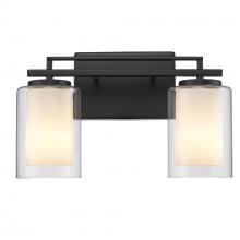 Trans Globe 22482 BK - Lisbon Vanity Lighting Black