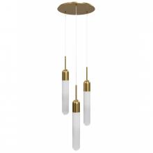 Avenue Lighting HF7403-AB - Tribeca Multi Port Aged Brass Pendant