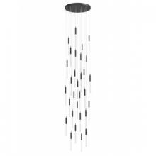 Avenue Lighting HF2031-SNW-BK - Main St. Snow Collection Black 31 Light Pendant Fixture