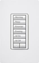 Lutron Electronics RRD-HN6BRL-WH - CL RA2 6BRL HYB ST KEYPAD WHITE