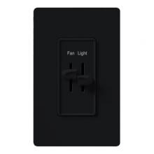 Lutron Electronics S2-LF-BL-CSA - SKYLARK DUAL FAN/LIGHT BLACK CSA