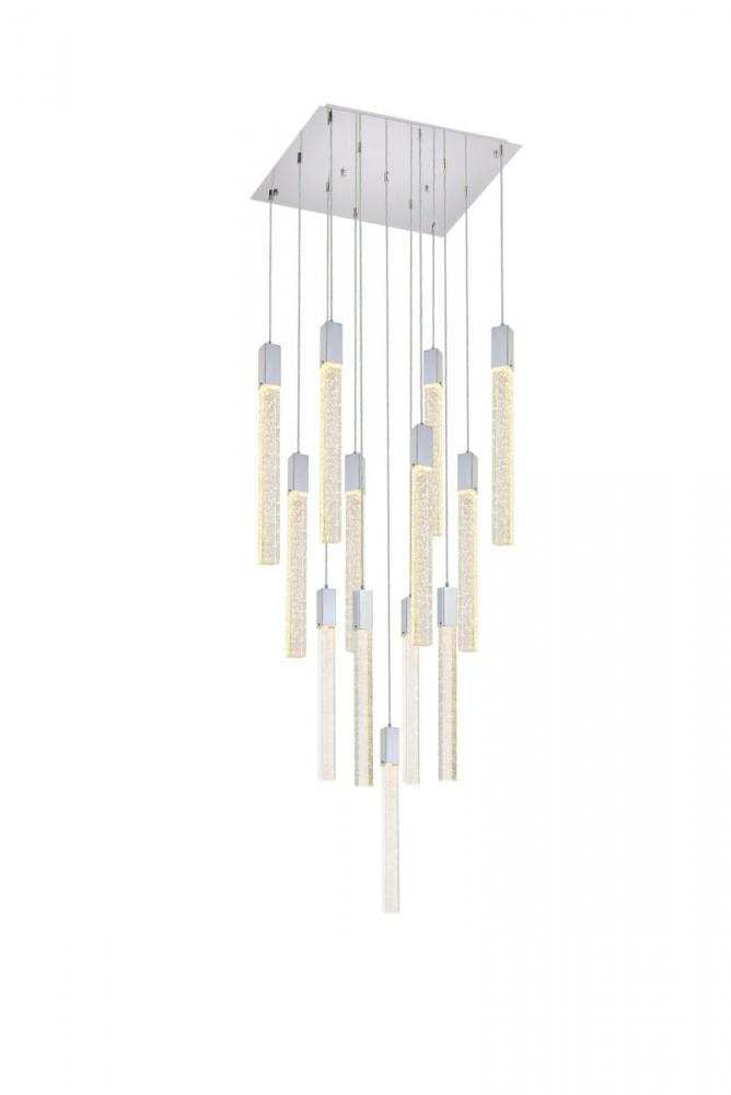 Weston 13 Lights Pendant in Chrome