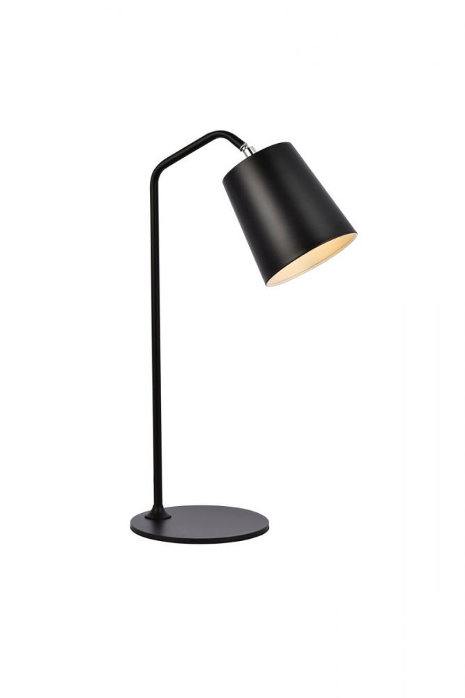 Leroy 1 light black table lamp