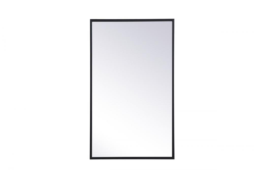 Metal Mirror Medicine Cabinet 17 Inchx28 Inch in Black