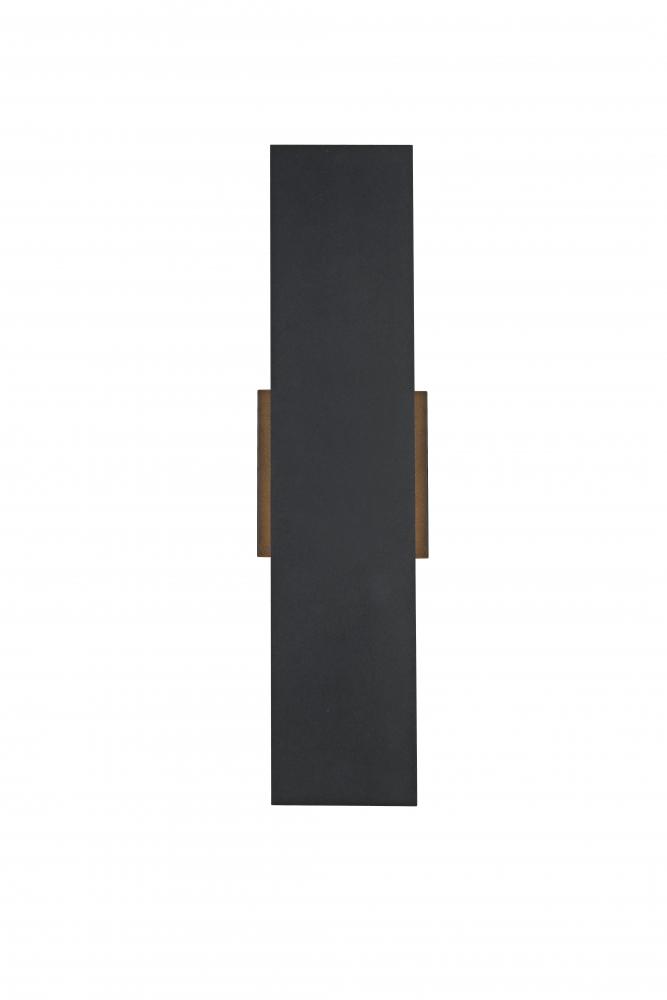 Waylen 4.5 x 18 inch Outdoor Wall Sconce in Black