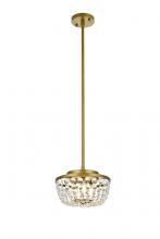 Elegant 1114D10BR - Gianna 10 Inch Pendant in Brass