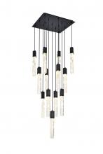 Elegant 2088G26BK - Aurora 26 inch Pendant in Black