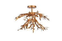 Elegant LD810F23GL - Priscilla 23 inch flush mount in gold leaf