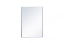 Elegant MR572028S - Metal mirror medicine cabinet 20 inch x 28 inch in silver