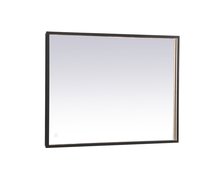 Elegant MRE62440BK - Pier 24x40 inch LED mirror with adjustable color temperature 3000K/4200K/6400K in black