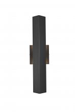 Elegant OD505W18BK - Troy 4.5 x 18 inch Outdoor Wall Sconce in Black