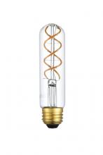 Elegant T10LED103-6PK - LED Decorative Helix vertical 2200K nostaligic filament 6 watts 330 lumens T10 light bulb