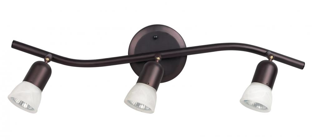 James 1 Light Track Lighting, Oil Rubbed Bronze Finish