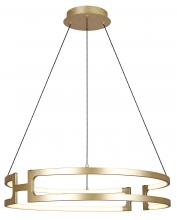 Canarm LCH278A24PGD - BETTONY, 24" W Cord LED Chandelier, Silicone, 30W LED (Int.), Dimm.,3000K 2100L, 4000K 2200Ls