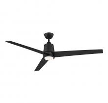 Savoy House Meridian M2013MBKRV - 56" LED Ceiling Fan in Matte Black