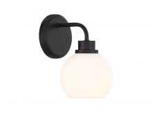 Savoy House Meridian M90112MBK - 1-Light Wall Sconce in Matte Black