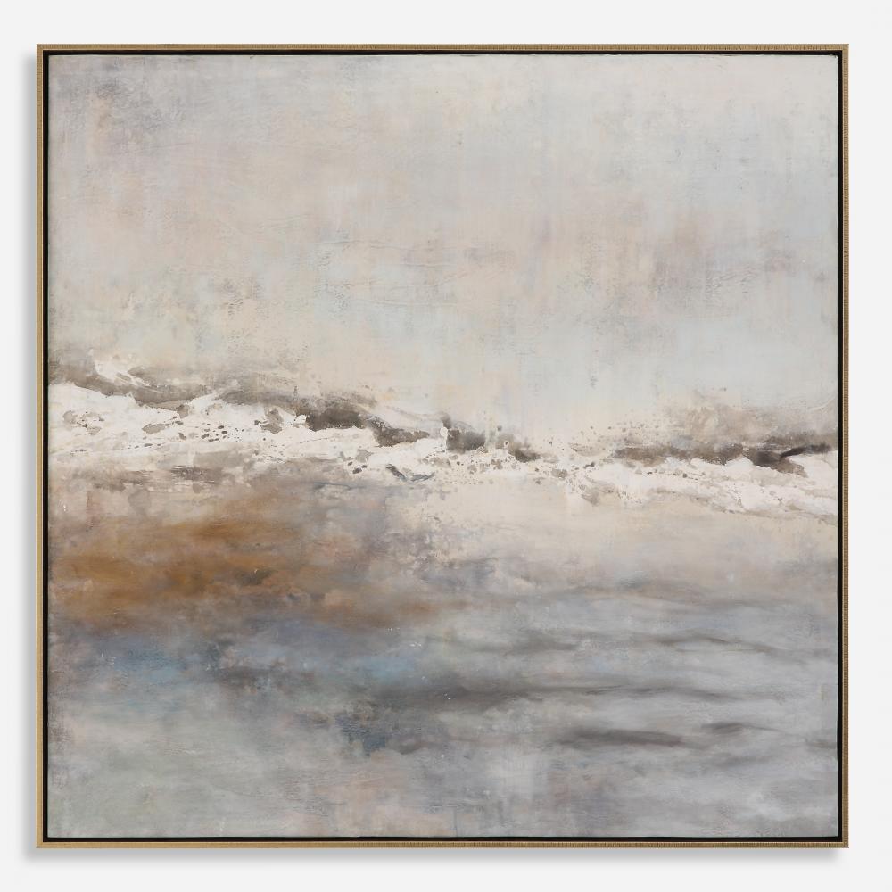 Uttermost Storm Clouds Abstract Hand Painted Art