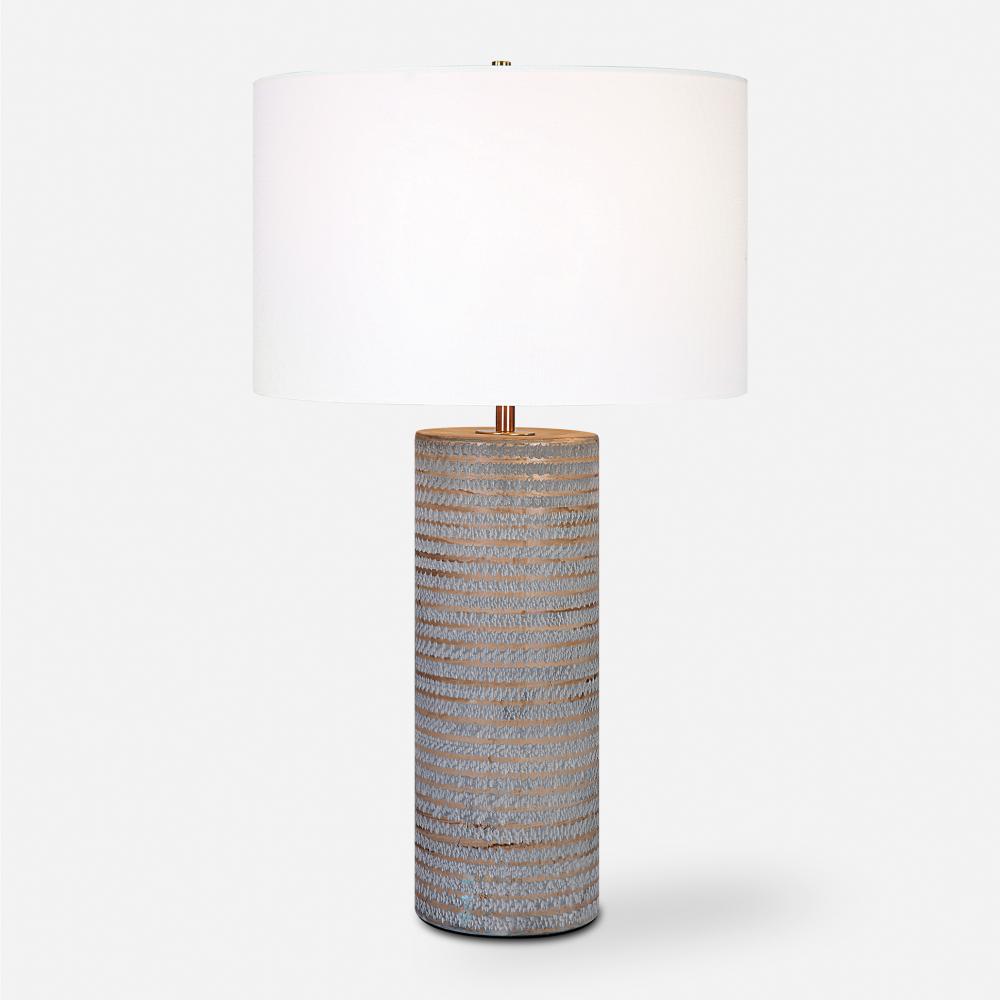 Uttermost Monolith Gray Table Lamp