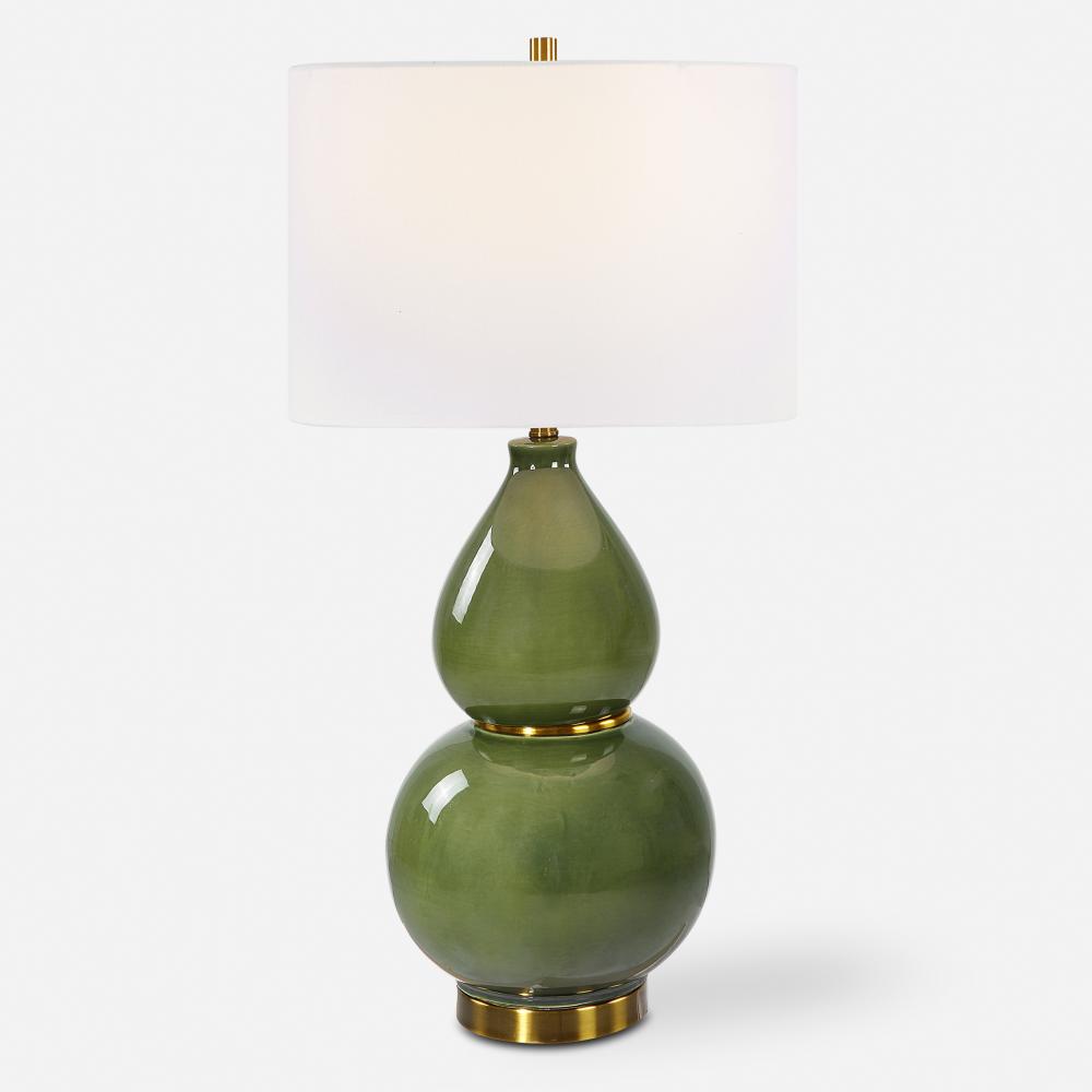 Uttermost Gourd Green Table Lamp