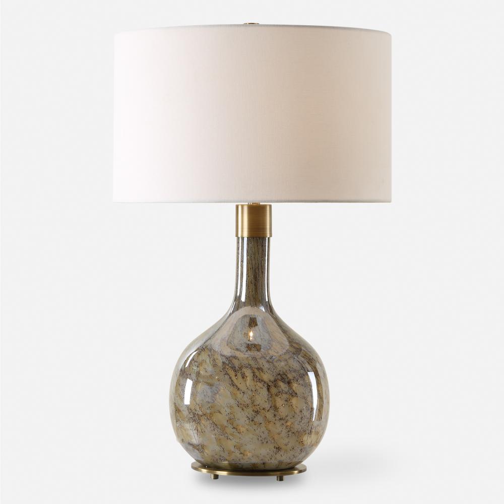 Uttermost Rhine Brown Glass Table Lamp