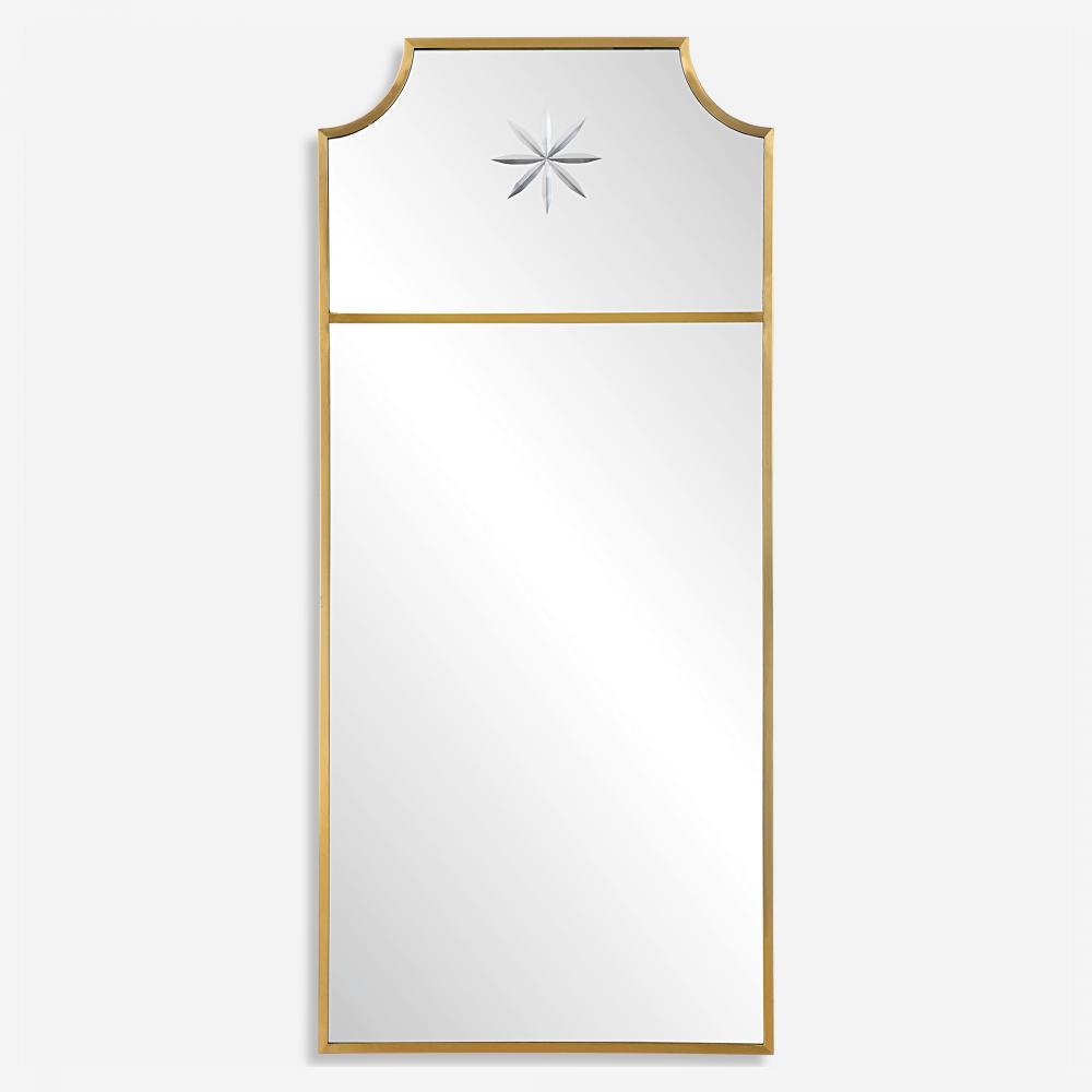 Uttermost Caddington Tall Brass Mirror