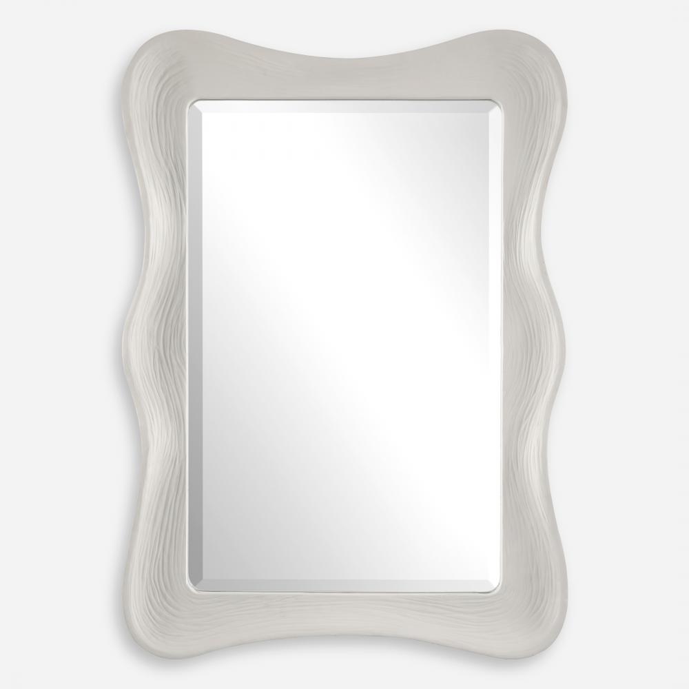 Uttermost Whitehaven Wavy Rectangle Mirror