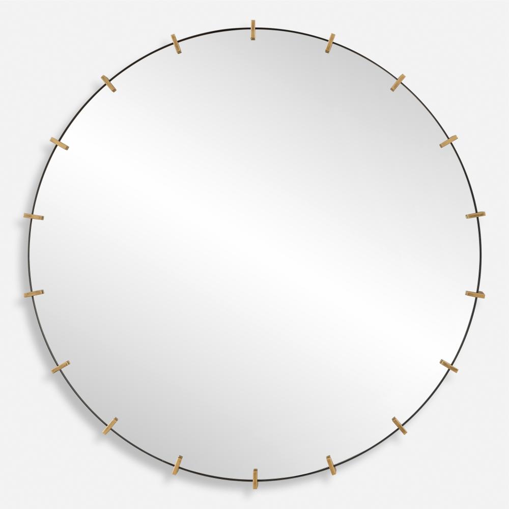 Uttermost Pali Industrial Round Mirror