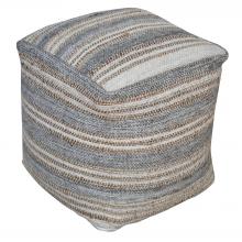 Uttermost 23967 - Uttermost Mesick Handwoven Gray Pouf