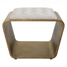 Uttermost 23673 - Uttermost Hoop Small Gold Bench