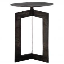 Uttermost 22995 - Uttermost Deltoid Gunmetal Accent Table