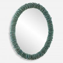 Uttermost 08183 - Uttermost Bonaire Teal Blue Oval Mirror