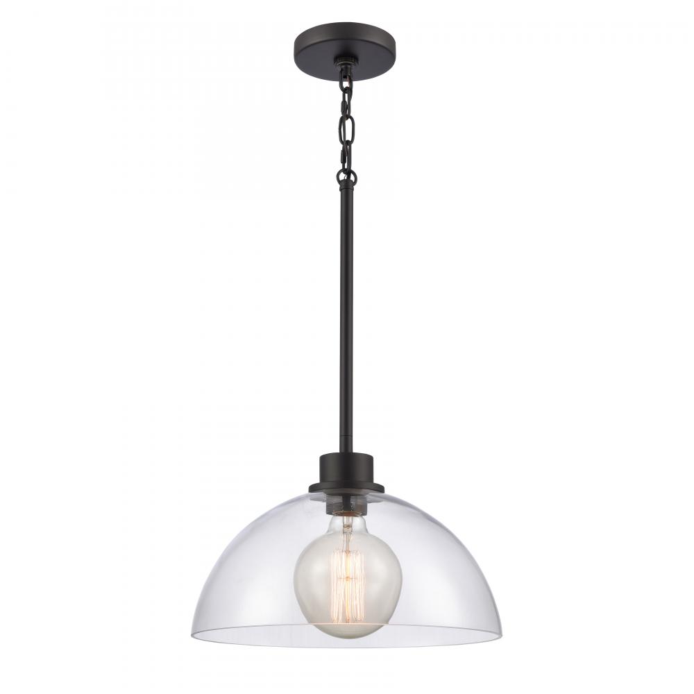 Julian 14'' Wide 1-Light Pendant - Matte Black